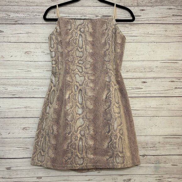 Urban Outfitters Backless Snake Print Dress XL - Picture 1 of 8